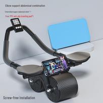 Automatinis pilvo ratukas - Namų treniruoklis vyrams ir moterims Third Generation Elbow Support Abdominal Wheel