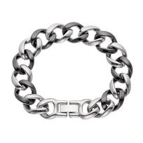 Bracelet - Tifanie - Argent Massif Rhodié 925 - Céramique Noir - Acier - Femme juoda