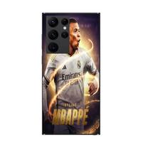 Coque Maniacase pour Samsung Galaxy s22 Ultra Kylian Mbappe Real Madrid Wallpaper