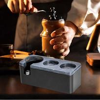 Coffee Tamper Holder Station for Espresso Machines And Counters Black L
