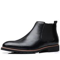 2024 Plus 47 48 Man Ankle Boots Classic Chelsea Boots Men Comfortable Leather Shoes Slip-on Casual 2024 Vintage Short Boot Botas 38