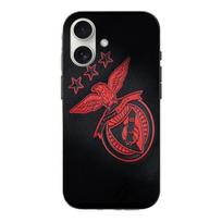 Dėklas - SLB Benfica - Iphone 16 Plus - Juodas - Minkštas - Kasdienė apsauga juoda