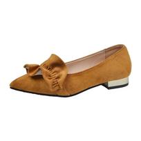 Fashion Shoes for Woman 2024 Office Women's Summer Footwear Pointed Toe Yellow Low Heel Elegant Fashion Trend on Promotion High Quality 35 geltona