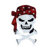 Fashion accessories acrylic character brooch pirate cartoon chest flower accessories balta