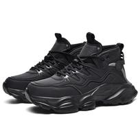 Fashion Men shoes Sneakers Male tenis Luxury shoes Mens casual Shoes Trainer Race Breathable Shoes high top fashion Shoes for men 39 black