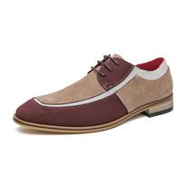 Fashion Fashion Trends Leather Men Multiple Colors Oxford Shoes Pointed Comfort Shoes Lace Up Nightclub Casual Daily Dating Party  Shoes 48 mėlyna