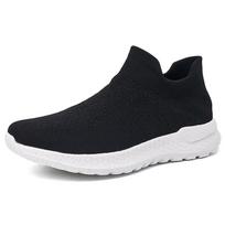 Madingi Nauji 2024 Vasariniai Batai Vyrams Mokasinai Kvėpuojantys Vyriški Sportbačiai Madingi Patogūs Laisvalaikio Kojai Tenis Masculin Zapatillas Hombre 35 juoda balta spalva