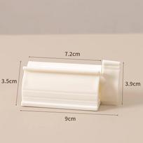 1 vnt. Namų plastikinės dantų pastos tūbelės spaustukas Easy Dozatorius Susukamasis laikiklis Vonios reikmenys Dantų valymo priedai 1PCS white