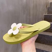 Mada Paplūdimyje Kawaii Moteriški Šlepetės Vasarinės Šlepetės Plokščios Sandalai Mieli Batai Moterims 2024 Šliurės Žali Kasdieniai Lengvi Avalynė 35 beige