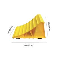 Car Tire Stopper Tire Saver Chock Sturdy Anti-Slip Block Portable Parking Stopper For Secure Car Trailer Truck Parking aids