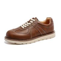 New Men's Senior Outdoor Leisure Sports Running Fitness Entertainment Shoes Comfortable Versatile Anti Slip Durable Oxford Shoes 45 juoda