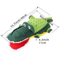Crocodile Toy Sniffing Dog Feeding Toy Noodle Cup Dog Plush Toy For Small Medium Dogs Ramen Cup Sniffing Toys Puppy Toys žalia