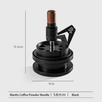 MUVNA Mantis Espresso Coffee Powder Needle Adjustable Even Coffee Stirring Distribution Tools Rotatable Black WDT Tool juoda