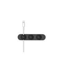 New Universal Magnetic Cable Winder Clip USB Data Line Self-adhesive Organizer Protector Table Car Wire Manager Storage Holder smėlis