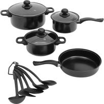 7 Pcs Flat-bottomed Small Frying Pans Cast Iron Induction Cooker Pots And Plastic 20.00X20.00X5.00CM juoda