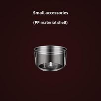 Belaidis išmanusis česnako ir mėsos smulkintuvas virtuvei ir vaikams Small replacement cup gray