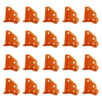20x Professional Flooring Spacers Laminate Flooring Accessories for Subfloor Panels Floating Flooring Tiles Lvt Hardwood oranžinė