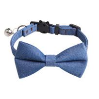 Dog Bow Tie Lightweight Head Wear Cute Pet Accessories Pet Cat Necklace šviesiai mėlyna spalva