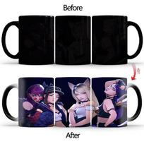 Magic Mug Bad Sexy Girl Surprise Cup BSKT-035 Personalized Gifts Thermosensitive Mugs Coffee Cups Drinkware Sublimation Blanks 350ml black