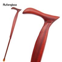 Raudonas Originalus Medinis T Formos Mados Lazda Dekoratyvinis Vampyro Cosplay Vakarėlio Medinis Vaikščiojimo Lazda Helovino Kuoka Lazda Crosier 93cm