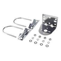 Antenna Mast Clamp With U-Bolts For Ham UHF VHF CB Cellular Trucker Antenna Antenna Mount Bracket For Outdoor Applications D7Z1 gray