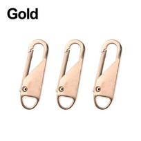 Replacement Metal Zippers Slider Puller Instant Repair Zipper Head Kit Travel Bag Suitcase Zipper Pull Tab DIY Sewing Supplies 1Pcs