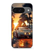 Case - MANIACASE - Google Pixel 9 - Soft - Black - Sunset juoda