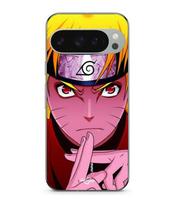 Case - MANIACASE - Google Pixel 9 Pro - Soft - Black - Naruto crossed hand juoda