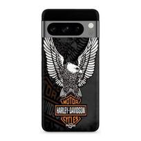 Case for Google Pixel 8 Pro harley-davidson-mini-poster-logo-eagle juoda