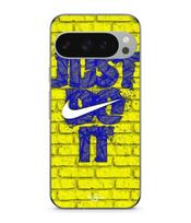 Case - MANIACASE - Google Pixel 9 Pro - Soft - Just Do It Logo - Blue Color juoda
