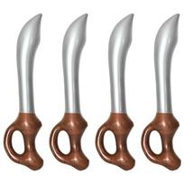 5Pcs Pirate Party Inflatable Sword Kids Pirate Theme Birthday Party Decor Favors Gift Toy Halloween Captain Cosplay Supply Props