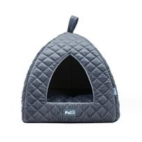 Pet kennel, small dog house, Teddy dog house, dog bed, Mongolian dog kennel and cat nest tent for autumn and winter are suitable S gray