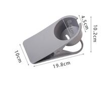 Creative Coffee Drink Cup Holder Table Side Water Cup Shelf Office Desktop Computer Desk Fixed Cup Holder Desk Storage Clip gray