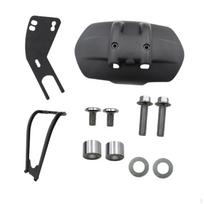 Motorcycle Rear Mud Flap Fender Directly Replace Sturdy Spare Part Motorbike Mudguard Splashing black