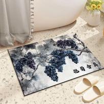 Ancient Fruit Diatom Mud Household Absorbent Mat Toilet Toilet Floor Mat Washroom Floor Mat Anti-slip Wear 40 * 60CM diatom mud