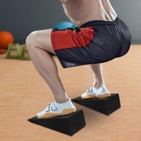 2x Wedge Block EVA Foam Yoga Prop Accessory Slanting Board for Heel Elevated Squats Gym