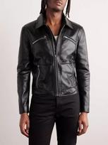 Stylish Men's Black Genuine Lambskin Leather Jacket New Casual Biker Handmade XS juoda