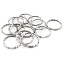 1.5*25mm Accessory Rings Key chain Silver Metal Loop 20 Pieces Key Rings 10 Pieces Hoop  beads 10 Pieces