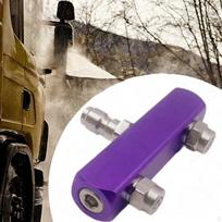 Pressure Washer Nozzle, Power Practical Spare Parts, Twin Nozzle Tip gray