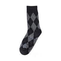 21 Autumn and Winter Models Diamond Grid Socks Girls Fashion Retro Classic Tube Socks Tide Pile Socks pilka