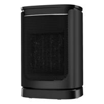 Skaitmeninis ekranas su nuotolinio valdymo staliniu šildytuvu, osciliacija, greitu šildymu, išmaniuoju PTC karšto oro pūstuvu namams ir biurui Large upgraded version, top touch heater, UK plug, with remote control black