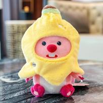 Cute Loopy Cartoon Fruit Headwear Series Plush Doll Plush Doll Bedroom Ornament Creative New Birthday Gift Holiday Gift about 20cm