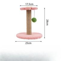 Katės reikmenys  Katės laipiojimo rėmas  Katės guolis  Mielas katės draskyklė  Lininė pagalvėlė  Apsauginė sofa nuo draskymo  Katės žaislas 28*25*17.5cm beige