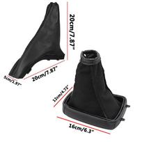 Automobilio mechaninės pavarų perjungimo svirties rankinio stabdžio dangtelis pavarų perjungimo svirties apsauga Vauxhall Astra G 1998-2004 Astra G kupė 2000-2004 black