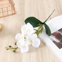 6Pcs 4 Heads Phalaenopsis Fake Phalaenopsis Artificial Flower Artificial Plastic Fake Flowers for Home Wedding Party Outdoor Decoration balta