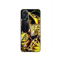 Case for Oppo A58 Son Goku Super Saiyan SSJ3 Dragon Point Attack juoda