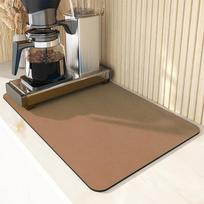 Tableware, kitchen diatom ooze drain pad, heat insulation pad, household countertop, easy to dry 30cmx40cm kava