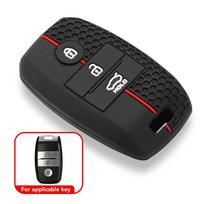 3/4 Buttons For KIA Rio Rio5 Sportage Ceed Cerato K3 KX3 K4 K5 Sorento Optima Picanto Silicone Car Remote Smart Key Case Cover juoda