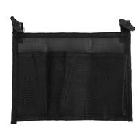 Kayak Canoe Mesh Storage Bag with 3 Pocket Mesh Pouches Fishing Boat Tackle Side Organizers Marine Boat Gear Storage Bag black