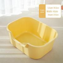 Extra-Large Open Cat Litter Box, PP Plastic, Ideal for Multiple Cats, Easy Feces Removal 55.5x41x21.5cm Extra Large yellow
